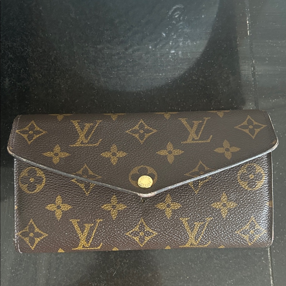 Louis Vuitton Dark Brown Monogram Clutch